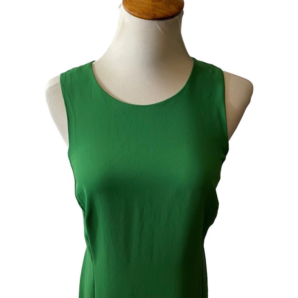 Ann Taylor Emerald Green Criss Cross Back Dress Size 6 NWT - Picture 3 of 7